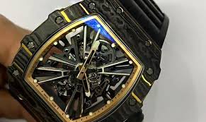 We used 1.608246 international currency exchange rate. Richard Mille New Carbon And Gold Tpt Rm 12 01 Tourbillon In Hong Kong For Sale 11237756