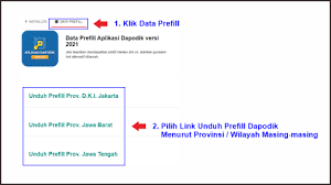 Cara unduh prefill_dapodik 2019.c pada laman dapodikdasmen 1. Cara Unduh Prefill Dapodik Dan Registrasi Dapodik 2021