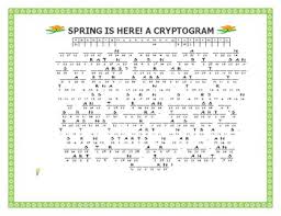 Themed crossword puzzles with a human touch. Spring A Cryptogram By House Of Knowledge And Kindness Tpt