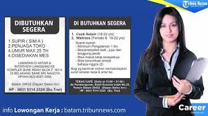 We did not find results for: Loker Batam Hari Ini Butuh Kerja Di Batam Simak Sejumlah Lowongan Kerja Terbaru Sabtu 7 12 Tribun Batam