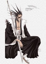 Ichigo has long blonde hair that reaches down to her waist. Kenpachi Zaraki Ichigo Kurosaki Kusajishi Yachiru SÅsuke Aizen Anime Ichigo Kurosaki Black Hair Manga Png Pngegg