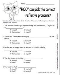 Reflexive Pronouns Packet Cc L 2 1 Reflexive Pronoun Word Work Word Study