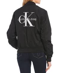 Calvin Klein Jeans Monogram Logo Bomber Jacket Calvin Klein Jeans Jackets Bomber Jacket