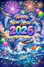 Happy new year 2026 🎊 #dolphins #HappyNewYear