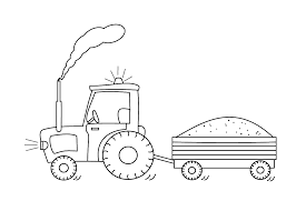 Laat de naam en de geboortedatum op de tractor zetten en je hebt een origineel cadeau. Kleurplaten Tractor Graafmachines En Trekkers Tijd Met Kinderen