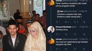 Cerpen cinta sedih tentang wanita yang dicampakkan oleh lelakinya setelah dibuat jatuh cinta. Kisah Pasangan Menikah Tanpa Pacaran Berawal Dari Komentar Twitter Hingga Jadi Pengingat Salat Tribunnews Com Mobile