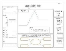 Deconstructed Story A Novel Short Story Analysis Sheet All On One Page Teaching 6th Grade Plot Map 6th Grade English
