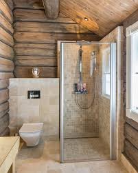 интерьер ванной комнаты с душевой кабиной в деревянном доме Bathroom Bathroom Decor Bathroom Remodel Bathroom Ideas Bathroom Decor Ideas Bathroom Decor Ide Log Home Bathrooms Bathroom Trends Bathroom Renovation Diy