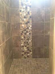 Check spelling or type a new query. Custom Tile Shower In A Porcelain Slate Looking Tile With A 1ft Wide Vertical Accent Stripe Floor Tile Design Custom Floor Tile Tile Design