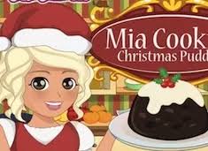Play free Mia Cooking Christmas Pudding