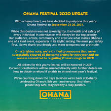 Ponownie zaczarujemy park śląsk wspólnie z największymi międzynarodowymi i polskimi gwiazdami. Ohana Fest 2020 Move Their Festival To 2021 The Scenestar