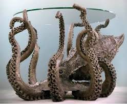Amazingly Detailed Octopus Coffee Table Wohneinrichtung Oktopus Einrichtung