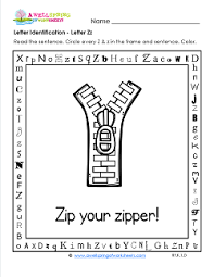 Some letters look the same, so give your child all the practice he needs with these animated games. Letter Identification Letter Z Worksheets A Wellspring Of Worksheets