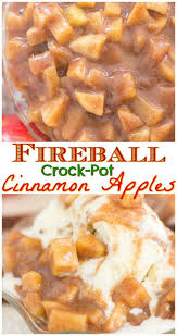 The Gold Lining Girl Fireball Crock Pot Cinnamon Apples Https Thegoldlininggirl Com Crockpot Dessert Recipes Fireball Recipes Apple Cinnamon Recipes