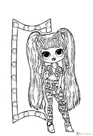 Mädchen werden von den ausmalbilder lol omg begeistert sein. Lol Surprise Omg Coloring Pages Candylicious Novocom Top