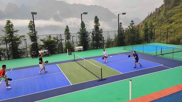 Mặt s&acirc;n pickleball