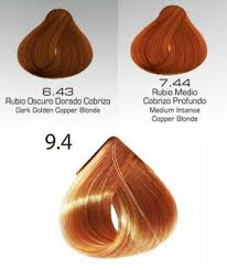Numero De Tonos Del Mejor Color Tinte Rubio Cobrizo Rubio Cobrizo Tonos De Rubio
