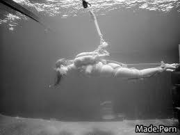 Porn image of bondage nude woman photo 18 hogtie underwater created by AI
