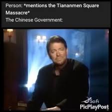 Tiananmen is taboo in china, but that doesn't stop people from finding ways to talk about it. Person Mentions The Tiananmen Square Massacre The Chinese Government Ifunny