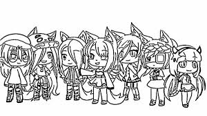 Download Gacha Life Coloring Pages Black And White The Best Guide Pensivly