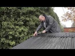 Comment Posez Vous Les Plaques Ondulees Ardex D Eternit Youtube