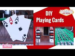 Casino Party Decorations Diy Dollar Tree Large Playing Cards Youtube Casino Party Decorations Party Decorations Diy Dollar Tree Large Playing Cards