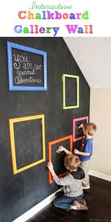 Playroom Interactive Chalkboard Gallery Wall Erin Spain Kids Chalkboard Kids Playroom Decor Kids Playroom
