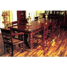Small narrow wood dining table. 12 Seat Extension Dining Table