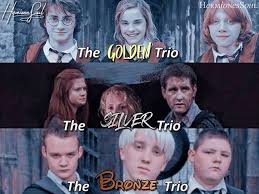 Most commonly, silver trio is used to refer to either: Harry Potter A Qual Trio Voce Pertenceria Quizur