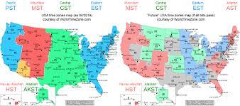 The us states of washington what time is it in pacific standard time (north america) now? Dst News Reference To The Proposed Daylight Saving Time Bills By State And Future Usa Time Zones Map If All Bills Pass Courtesy Of Worldtimezone Com
