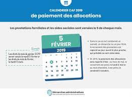 Date de versement ars 2019. Dates De Versement 2019 Des Prestations Caf