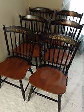 Set Of 6 Hitchcock Maple Classic Baltic 4709 Dining Side Chairs Grape Pineapple Side Chairs Dining Side Chairs Chair