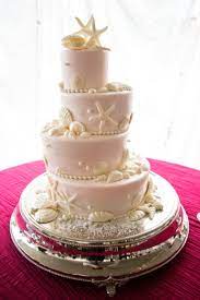 Beach Wedding Cake Pink Beach Wedding Cake Beach Cakes Beach Wedding Coral