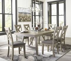 Target / furniture / kitchen & dining furniture / gray : Aldwin Gray Rectangular Dining Room Set From Ashley Coleman Furniture