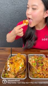 Lotus Seafood Baked Potato