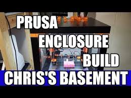 Prusa Ikea Lack Table 3d Printer Enclosure Chris S Basement Youtube 3d Printer Enclosure Ikea Lack Table Ikea Lack