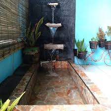33 Desain Kolam Ikan Minimalis Di Lahan Sempit Terbaru 2019 Dekor Rumah Patio Kolam Ikan Water Feature