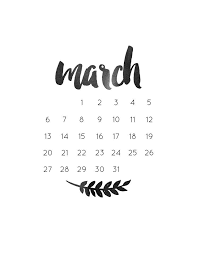 Pin On Freebies Just For You From Us March brush calligraphy calendar 2016. pin on freebies just for you from us