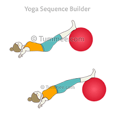 Work within your capabilities when practicing the following poses. Yoga Ball Poses 40 Yoga Ball Poses To Plan Yoga Sequences Tummee Com