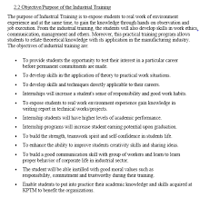 Daily training diary and industrial training report should be submitted by the students alongwith attendance record the following titles must be incorporated in the final industrial training report. A Syabil Contoh Final Report Li Kptm