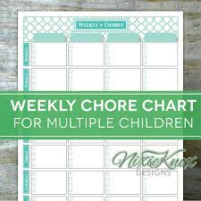 This Editable And Printable Weekly Chore Chart Is The Ticket