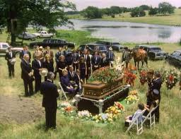 Dallas Bobby Ewing Funeral Dallas Tv Show Victoria Principal Dallas Tv