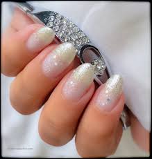 pearl glitter grant nail art