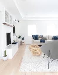Bright White Minimalist Living Room Living Room Designs Home Living Room