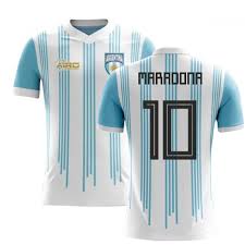 Shop official argentina soccer gear including 2018 argentina jerseys, kits, shirts and more argentina soccer apparel from our argentina football shop online today. 2020 2021 Argentina Home Concept Football Shirt Maradona 10