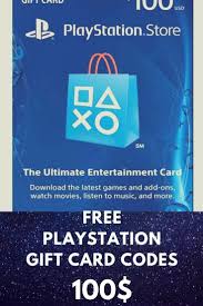 Free Playstation Gift Card Codes Psn Ps4 Ps5 Gift Card Store Gift Cards Cards