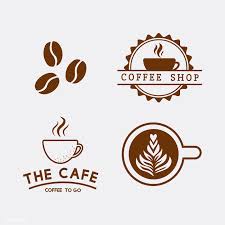 Set Of Coffee Elements And Coffee Accessories Vector Free Image By Rawpixel Com Chayanit Coffee Shop Logo Coffee Vector Logo Design Coffee
