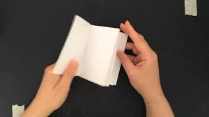 Very fun for beginning writers. How To Make A Book From A Single Sheet Of Paper Youtube