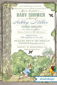 Peter rabbit is the one character of funny and cute rabbit. Peter Rabbit Baby Shower Invitation Spring Baby Shower Invite