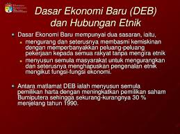 Dasar ekonomi baru, selangor : Pembangunan Ekonomi Dalam Konteks Hubungan Etnik Di Malaysia Ppt Download